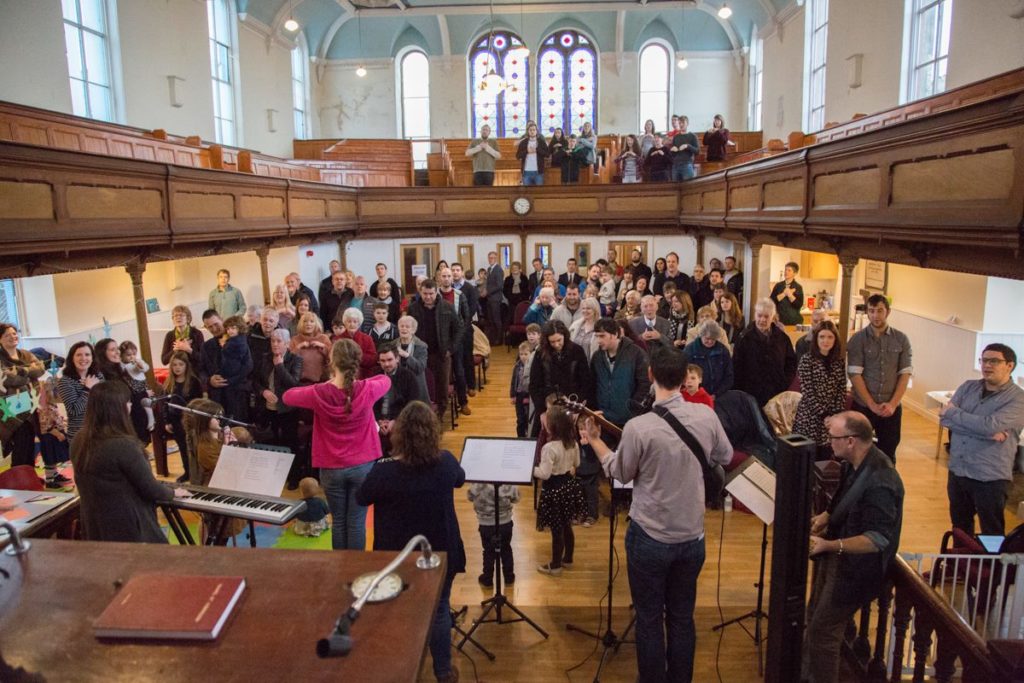 Gathering with Caersalem Church, Caernarfon